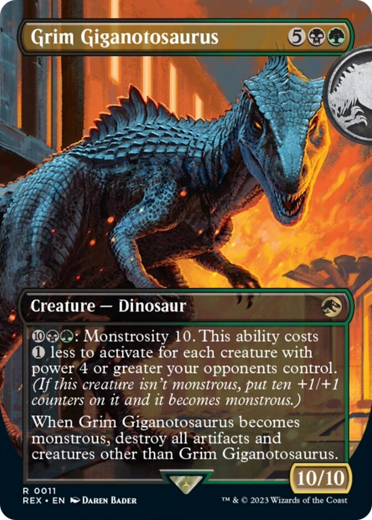 Grim Giganotosaurus (Borderless) [Jurassic World Collection] | Enigma On Main