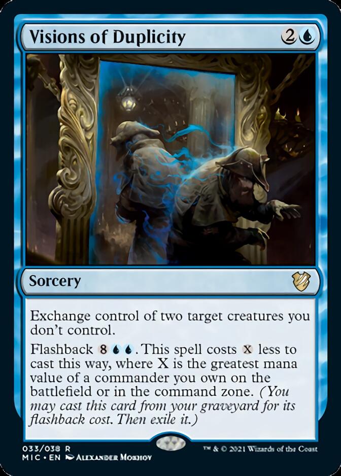 Visions of Duplicity [Innistrad: Midnight Hunt Commander] | Enigma On Main