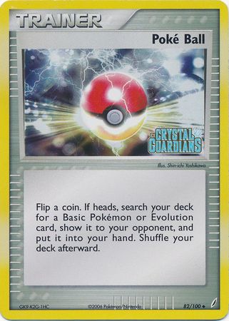 Poke Ball (82/100) (Stamped) [EX: Crystal Guardians] | Enigma On Main