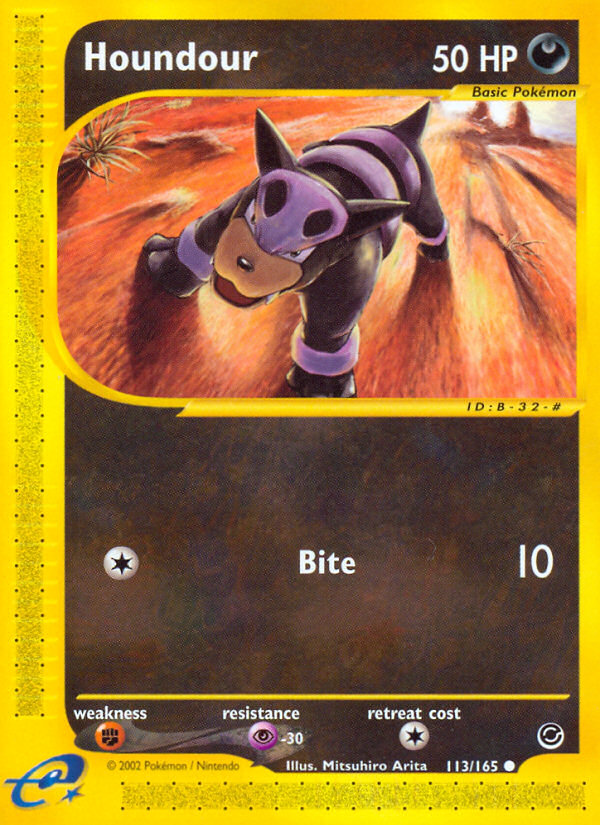 Houndour (113/165) [Expedition: Base Set] | Enigma On Main