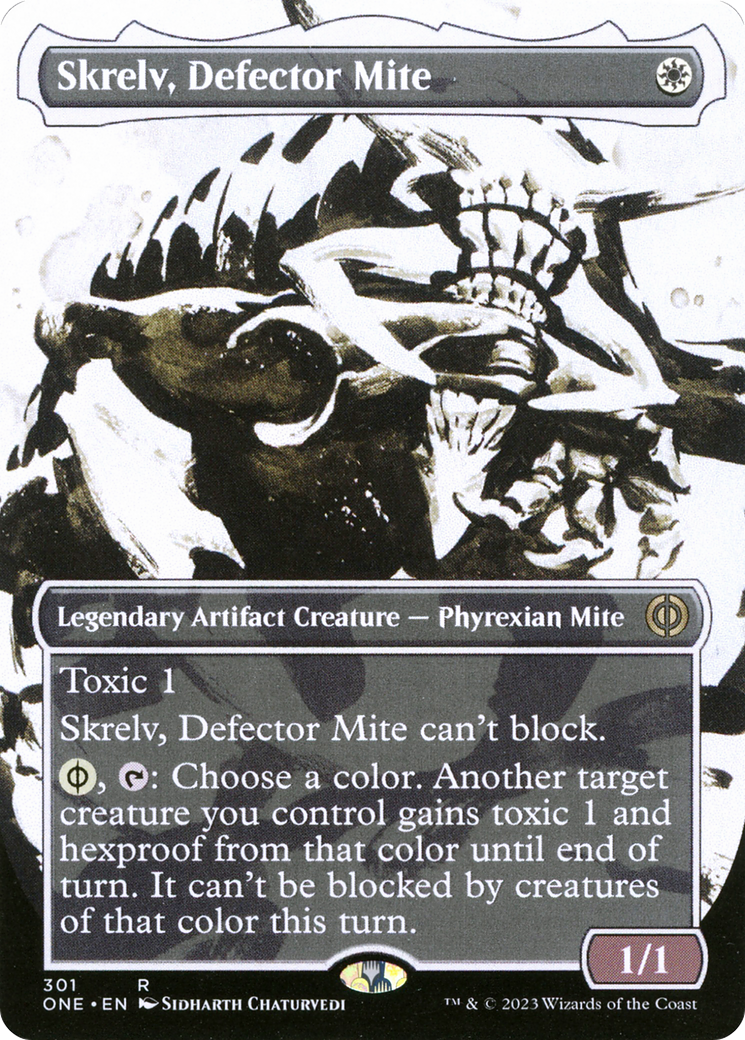 Skrelv, Defector Mite (Borderless Ichor) [Phyrexia: All Will Be One] | Enigma On Main