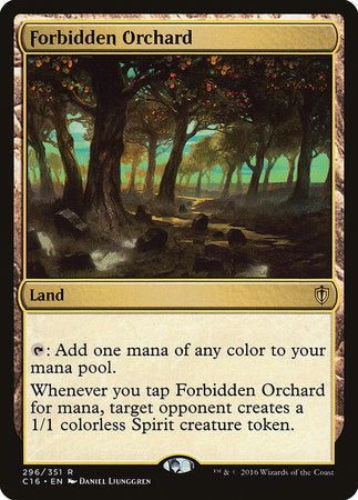 Forbidden Orchard [Commander 2016] | Enigma On Main