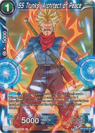 SS Trunks, Architect of Peace (Starter Deck - Spirit of Potara) [SD12-05] | Enigma On Main