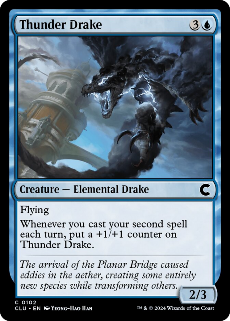 Thunder Drake [Ravnica: Clue Edition] | Enigma On Main