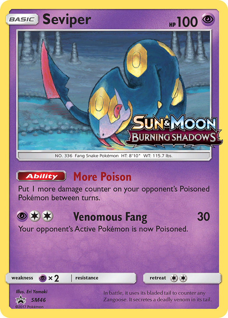 Seviper (SM46) [Sun & Moon: Black Star Promos] | Enigma On Main