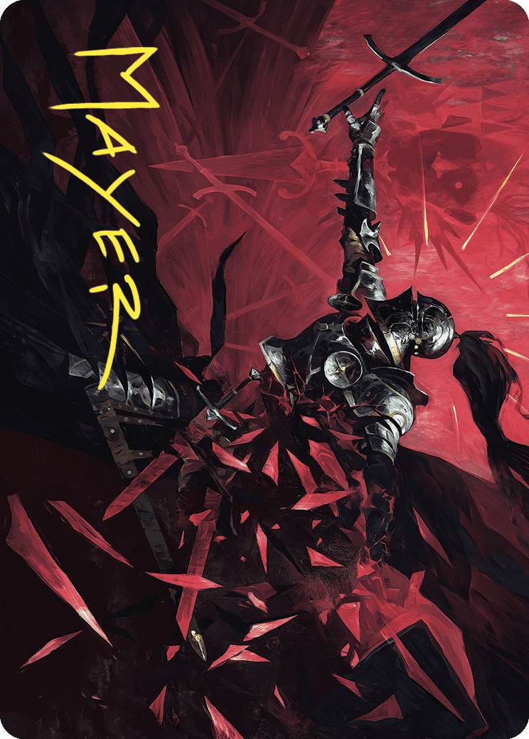Shatter the Oath Art Card (Gold-Stamped Signature) [Wilds of Eldraine Art Series] | Enigma On Main