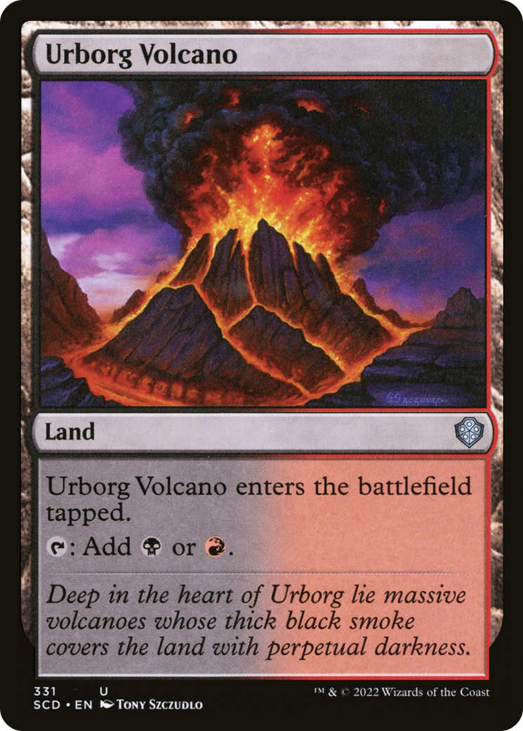 Urborg Volcano [Starter Commander Decks] | Enigma On Main