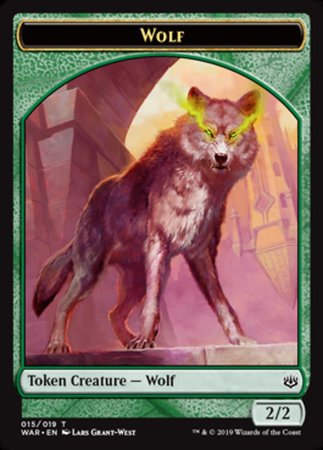 Wolf Token [War of the Spark Tokens] | Enigma On Main