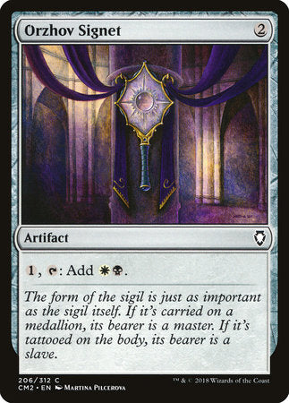 Orzhov Signet [Commander Anthology Volume II] | Enigma On Main