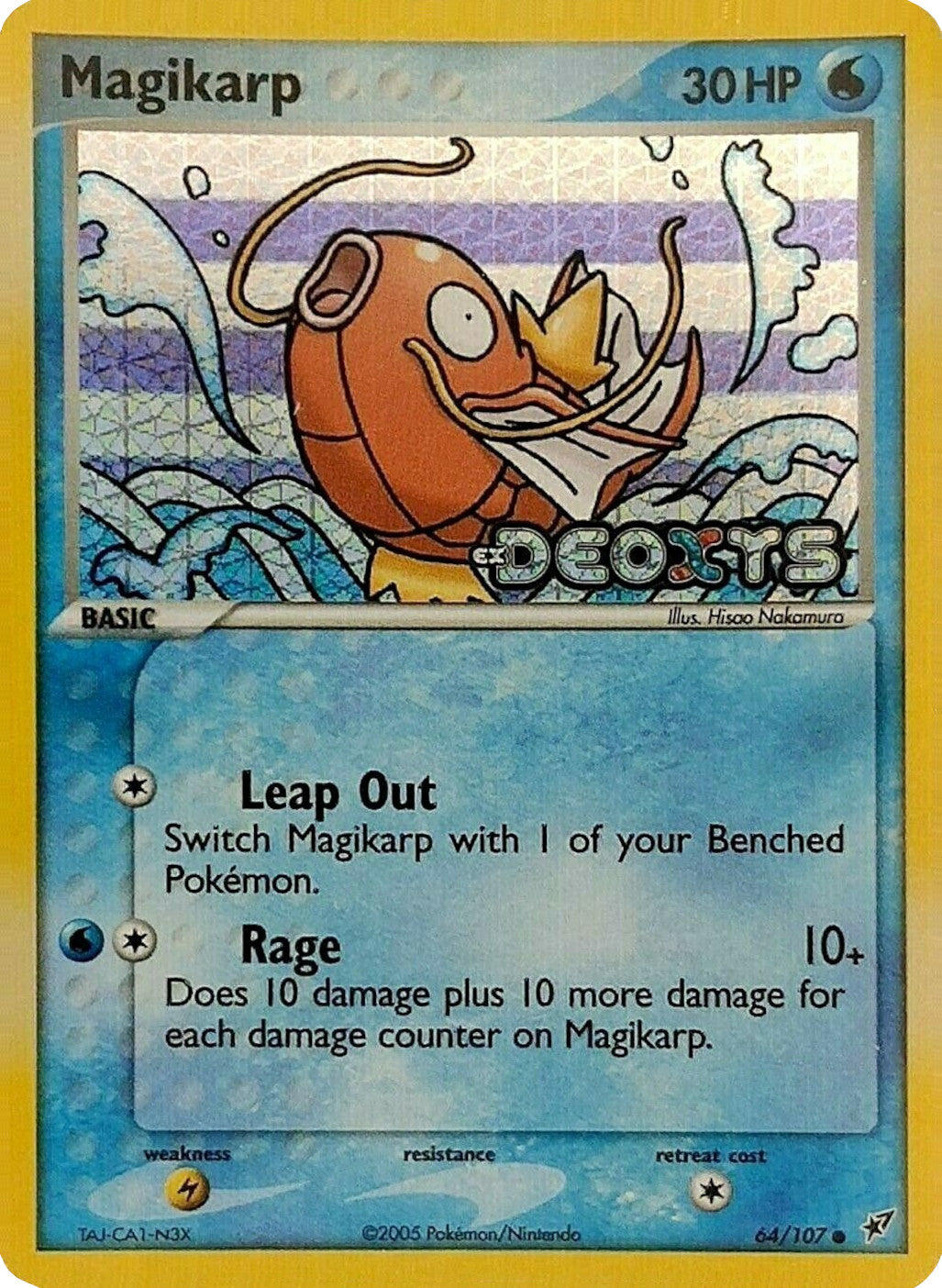 Magikarp (64/107) (Stamped) [EX: Deoxys] | Enigma On Main