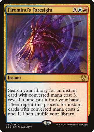 Firemind's Foresight [Duel Decks: Mind vs. Might] | Enigma On Main