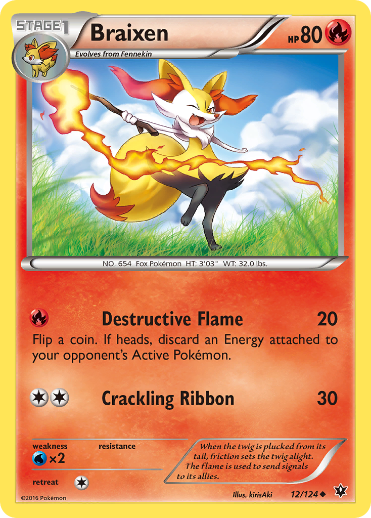 Braixen (12/124) [XY: Fates Collide] | Enigma On Main