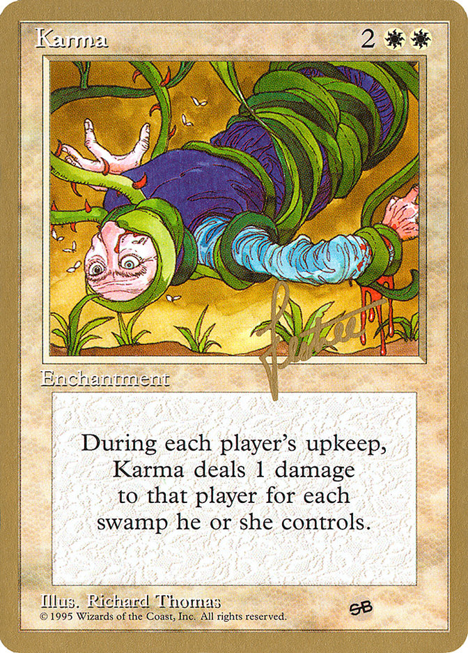 Karma (Bertrand Lestree) (SB) [Pro Tour Collector Set] | Enigma On Main
