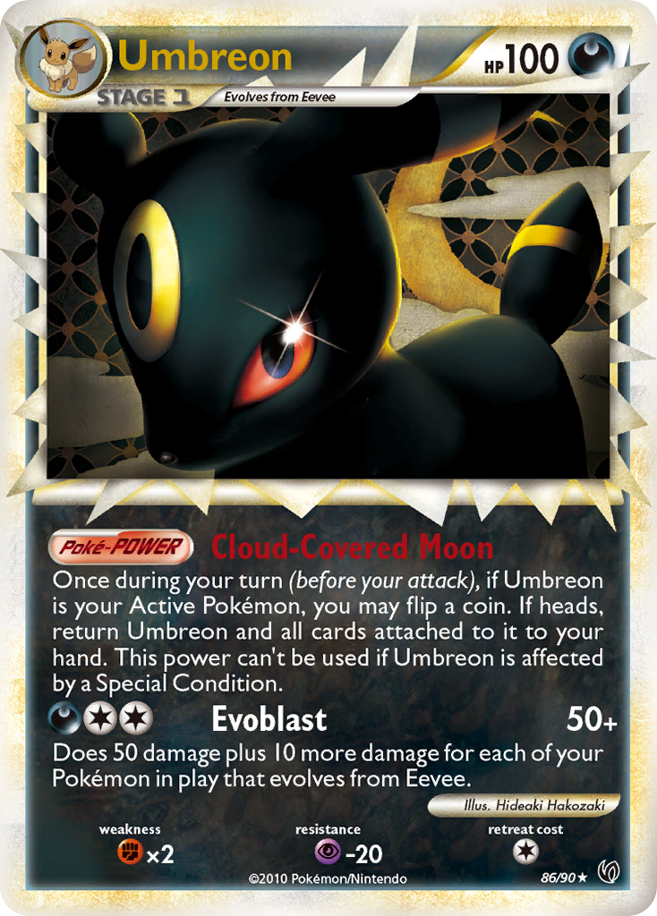 Umbreon (86/90) [HeartGold & SoulSilver: Undaunted] | Enigma On Main