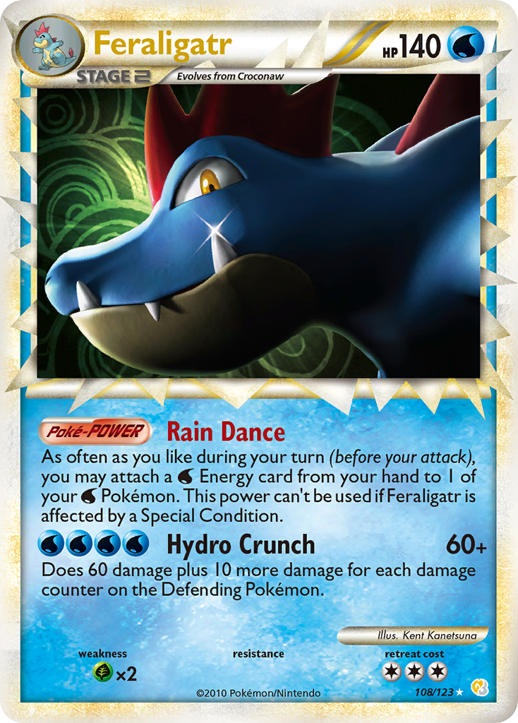 Feraligatr (108/123) [HeartGold & SoulSilver: Base Set] | Enigma On Main