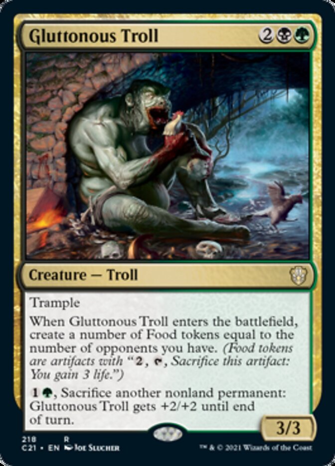 Gluttonous Troll [Commander 2021] | Enigma On Main