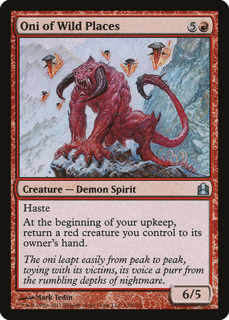 Oni of Wild Places [Commander 2011] | Enigma On Main