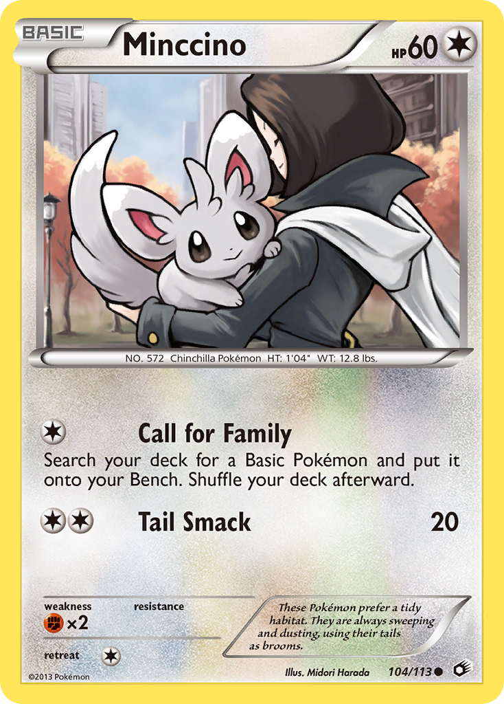 Minccino (104/113) [Black & White: Legendary Treasures] | Enigma On Main