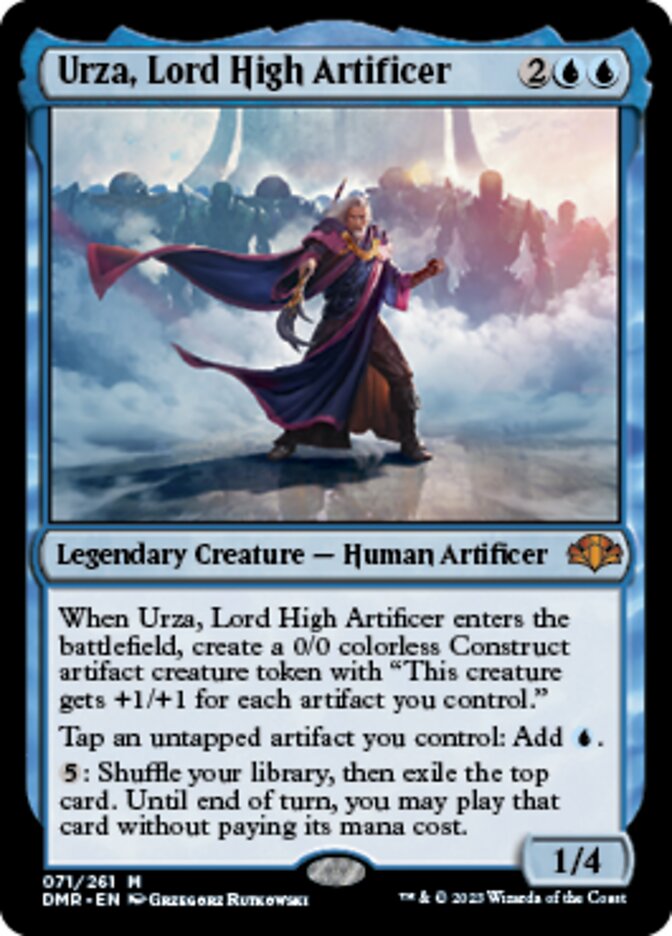 Urza, Lord High Artificer [Dominaria Remastered] | Enigma On Main