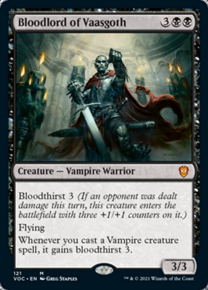 Bloodlord of Vaasgoth [Innistrad: Crimson Vow Commander] | Enigma On Main