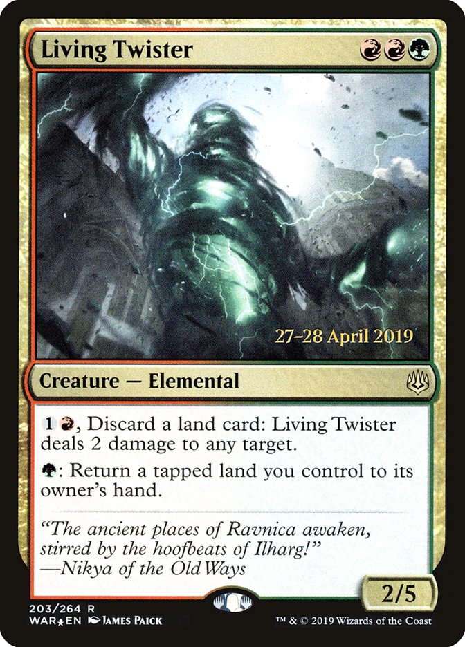 Living Twister  [War of the Spark Prerelease Promos] | Enigma On Main