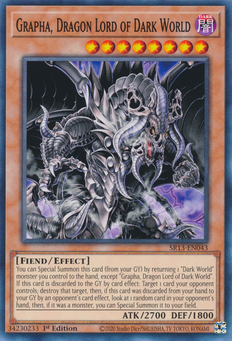 Grapha, Dragon Lord of Dark World [SR13-EN043] Common | Enigma On Main