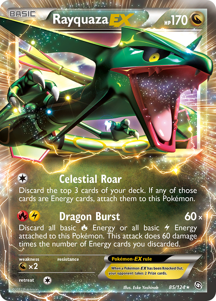 Rayquaza EX (85/124) [Black & White: Dragons Exalted] | Enigma On Main