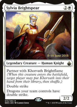 Sylvia Brightspear [Battlebond Promos] | Enigma On Main