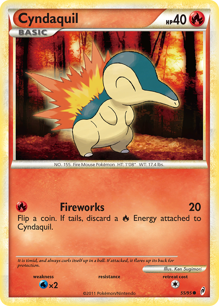 Cyndaquil (55/95) [HeartGold & SoulSilver: Call of Legends] | Enigma On Main