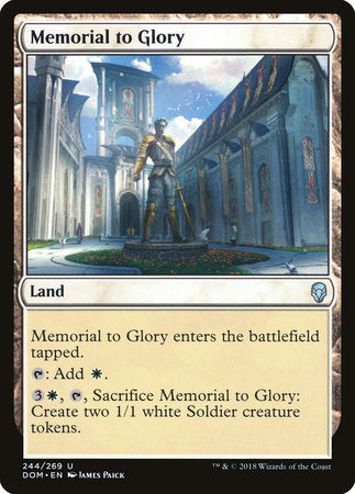 Memorial to Glory [Dominaria] | Enigma On Main