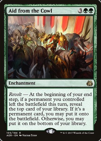 Aid from the Cowl [Aether Revolt] | Enigma On Main