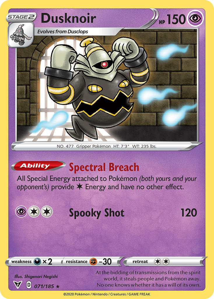 Dusknoir (071/185) [Sword & Shield: Vivid Voltage] | Enigma On Main