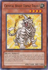 Crystal Beast Topaz Tiger [Legendary Collection 2] [LCGX-EN158] | Enigma On Main