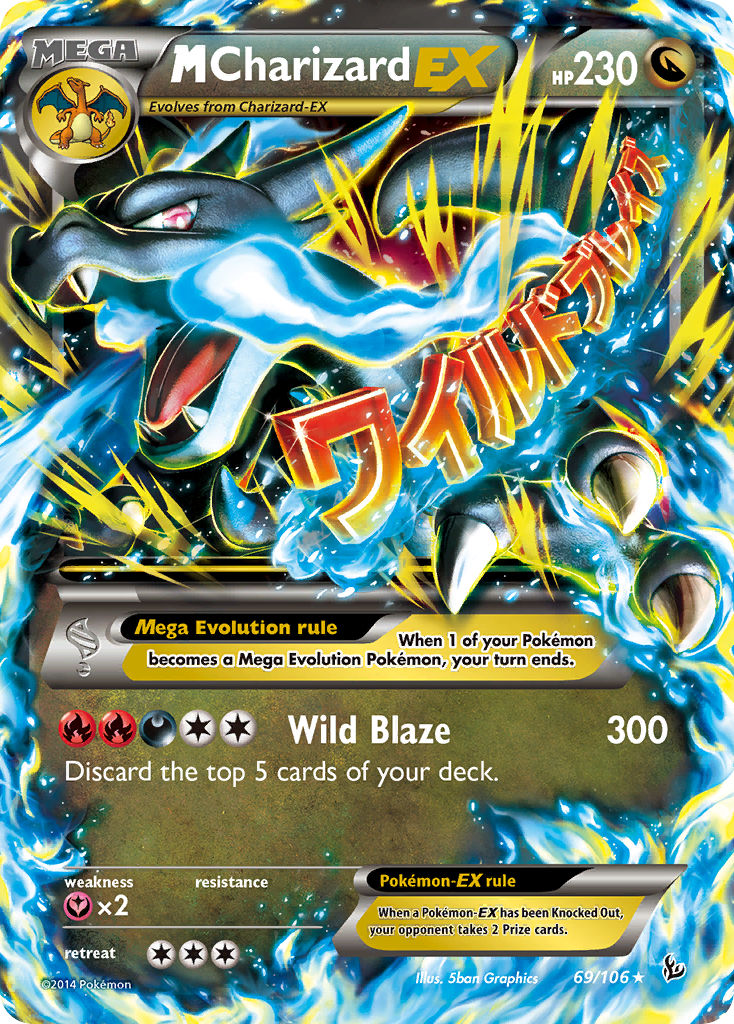 M Charizard EX (69/106) [XY: Flashfire] | Enigma On Main