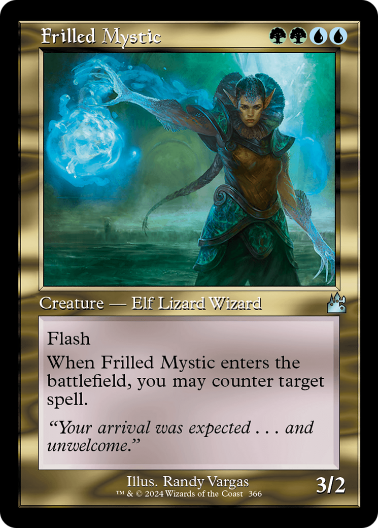 Frilled Mystic (Retro Frame) [Ravnica Remastered] | Enigma On Main