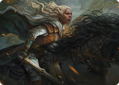 Eowyn, Fearless Knight Art Card [The Lord of the Rings: Tales of Middle-earth Art Series] | Enigma On Main