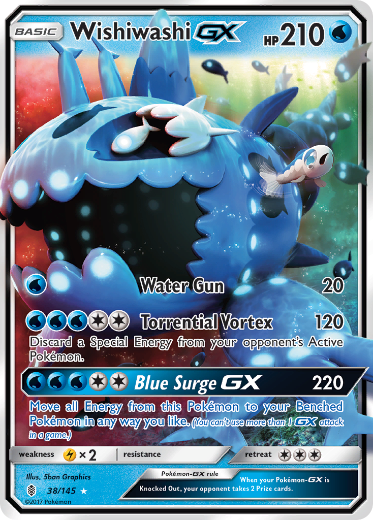 Wishiwashi GX (38/145) [Sun & Moon: Guardians Rising] | Enigma On Main