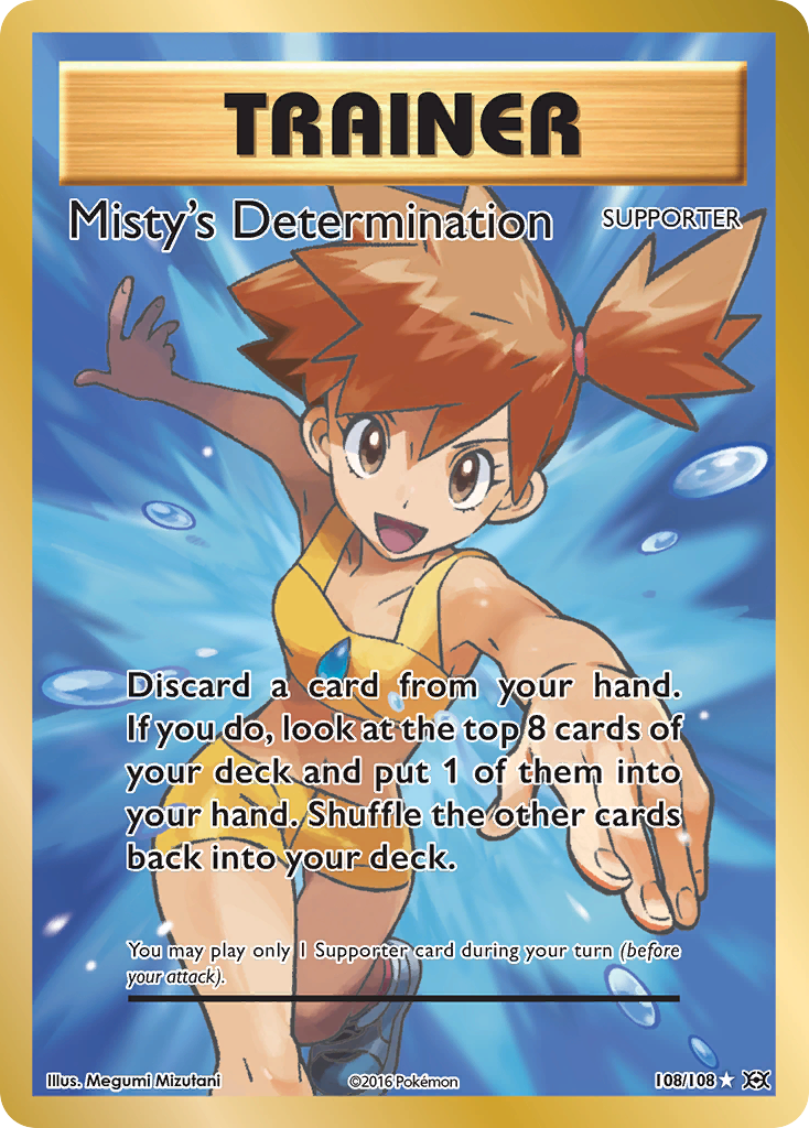 Misty's Determination (108/108) [XY: Evolutions] | Enigma On Main