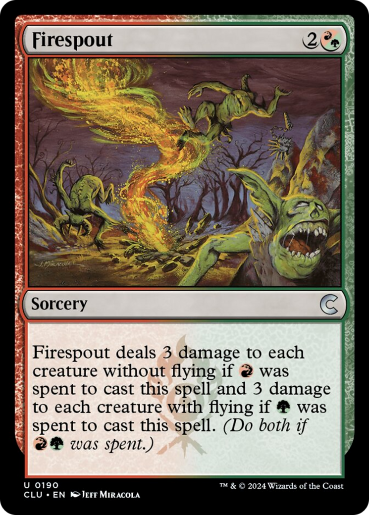 Firespout [Ravnica: Clue Edition] | Enigma On Main