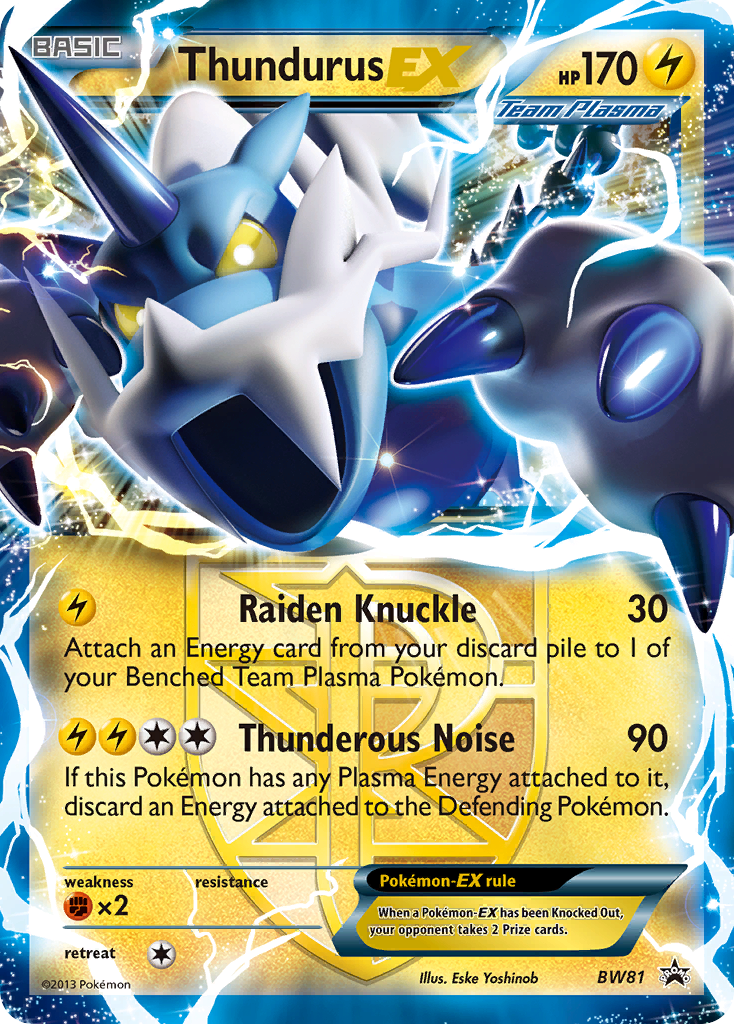 Thundurus EX (BW81) [Black & White: Black Star Promos] | Enigma On Main