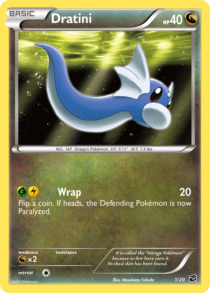 Dratini (1/20) [Black & White: Dragon Vault] | Enigma On Main