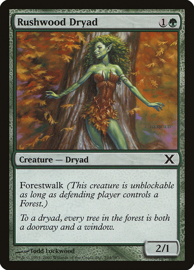 Rushwood Dryad [Tenth Edition] | Enigma On Main