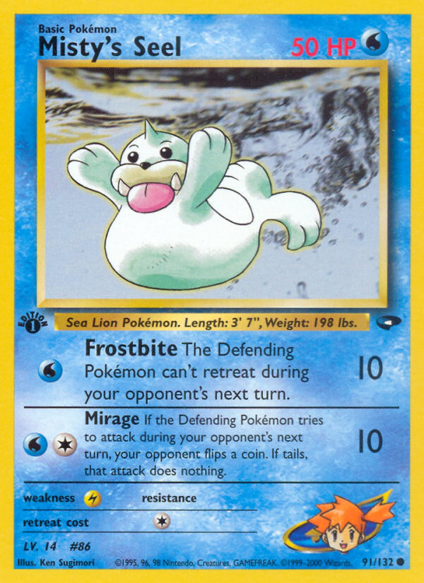 Misty's Seel (91/132) [Gym Challenge 1st Edition] | Enigma On Main