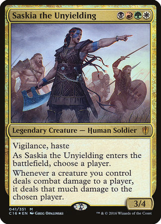 Saskia the Unyielding (Commander 2016) [Commander 2016 Oversized] | Enigma On Main