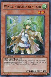 Winda, Priestess of Gusto [Hidden Arsenal 5: Steelswarm Invasion] [HA05-EN040] | Enigma On Main