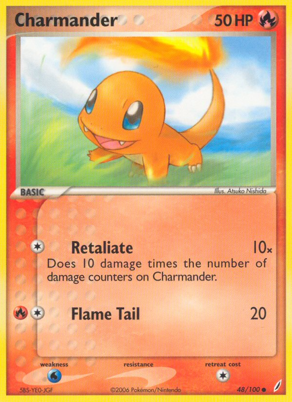 Charmander (48/100) [EX: Crystal Guardians] | Enigma On Main