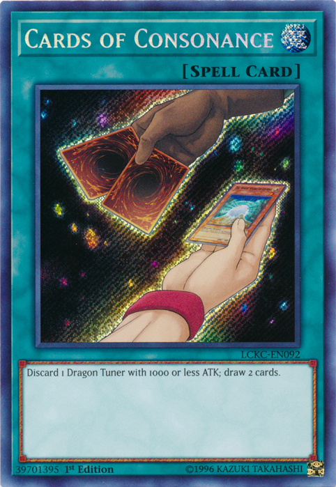 Cards of Consonance [LCKC-EN092] Secret Rare | Enigma On Main