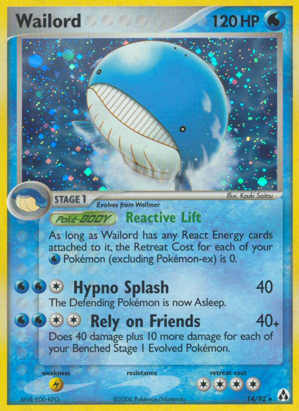 Wailord (14/92) [EX: Legend Maker] | Enigma On Main