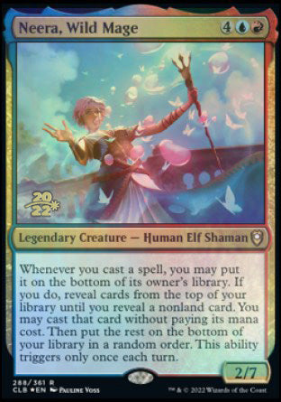 Neera, Wild Mage [Commander Legends: Battle for Baldur's Gate Prerelease Promos] | Enigma On Main