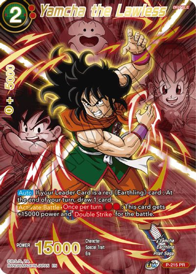 Yamcha the Lawless (Alternate Art) (P-215) [Special Anniversary Set 2021] | Enigma On Main